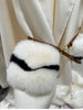 Women Winter Cashmere Wool Woolen Jacket Real Natural Fox Fur Pocket Coat Ladies Outwear Jacket