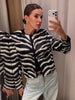 Dalmatian Faux Fur Jackets Women Lapel Collar Single Breasted Slim Fit Long Sleeves Coats Lady Autumn Street Outwear