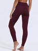 Winter Thermal Leggings Womens Solid Color Thick Pants Warm High Waist Solid Color Outdoors Casual Classic Leggings