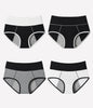 4Pcs Women's Panties High Waist Leak Proof Menstrual Pants Widen Period Underwear Physiological Cotton Plus Size Female Briefs