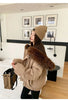 Warm Down jacket Ladies Pai Overcome Winter Cotton Padded Coat Women Parkas Horn Hooded Outcoat Big fur collar Overcoat