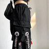 Pants Women Aesthetic Harem Pants Punk Pockets Joggers Harajuku Femme Hiphop Trousers Techwear Y2k Egirl Clothes