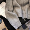 2026Autumn Winter knitted Cardigan Sweater Women Long-Sleeved Zipper High Neck Coat Female Loose Sweater Ladies Tops
