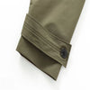 Women's Hooded Short Trench Coat in Olive Green, Brown, and Black, Double-Breasted with Pocket Details, Casual Jacket