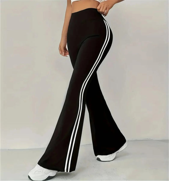 Women's Slim Casual Flare Pants Hight Waist Fashin Micro Pull Trousers Spring Summen Female Outfit Pant Street Chic Clothes