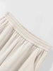 Women Winter Pants Fleece Lined High Waist Heavy Drape Thick Warm Winter Beige Loose Fit Casual Long Trousers