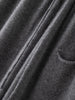 Women Cashmere Pants Autumn Winter Casual Loose Long Bloomers 100% Cashmere Knit Pants Chic Drawstring Pocket Cashmere Trousers