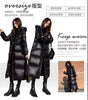 Winter Over The Knee Warm Jacket Hooded Outwear Female Parka Thick Down Cotton Padded Women Long Cotton Bread Coat 4XL
