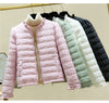 Women Jacket Autumn Winter Korean Loose Lightweight Casual Warm Down Cotton parkas Female Outwear Overcoat Lady Tops