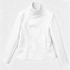 Street autumn/winter solid color women's turtleneck coat Y2K hip-hop retro Harajuku cute casual versatile women tops