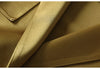 Spring Autumn Long Soft Elegant Flowy Satin Acetate Trench Coat for Women Chic British