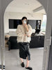 Women Autumn Furry Sweater Coat Single Button Design Knitted Warm Coat Thick Cardigans Clothes Tops For Women Sweater