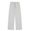 Autumn Winter Women Chic Designer Cotton High Waisted Sweatpants Lady Versatile Casual Solid Wide Leg Straight Leg Trousers