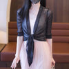 Wedding Jacket Wrap Long Half Sleeve Bolero Shrugs For Women Cardigan Bolero Jacket Cape For Party Dress Top Coat