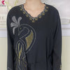 African Clothes Women Dashiki Dress Chiffon Abaya Long Sleeves Dress Islamic Casual Clothing Women Diamond Muslim Long Dress