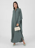 Abaya Dress Muslim Robe Abaya Ramadan Ladies Long Sleeve Islamic Dress Middle East Abayas Women Clothing Without Hijab