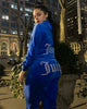 Women's Hooded Sweatshirt Suit Zipper Cardigan Diamond Street Velvet Casual Female Pants 2-piece Set