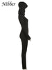 Sporty Casual 2 Piece Set Women Tracksuit Hooded Zip Crop Tops+Leggings Fitness Soft Stretch Streetwear Activity Suit