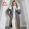 Women's Winter Jacket Plus Size Bio Down Jackets Fur Collar Hooded Quilted Cotton Coat Women Parka Female Clothing