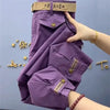 High-quality High Waist Solid Color Cotton Pants Women Autumn Loose Casual All-Match Harem Pants Trousers Ladies