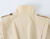 Streetwear Chic Women Trench Coat Stand Collar Double Breasted Long Sleeve Coat Autumn Trench Coat