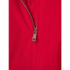2026Classic Commuter Style Women S Red Hooded Pilot Jacket Cotton Padded Elastic Ruffle Hem Loose Short Casual Coat