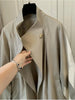 Trench Coat Loose Medium and Long Top Women's Clothing Spring Coat