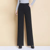 Thickened Woolen Wide-leg Autumn Winter Herringbone Makes It Look Slim Straight-leg Casual Pants Women