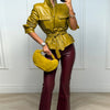 Elegant Lace-Up Women's Pu Leather Jacket Pocket Slim Stand Collar Zippers Lady Coats Autumn Winter Female Street Tops