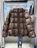 Winter Fluffy Puffer Jacket Women Thicken Warm Oversized Baseball Collar 90% White Duck Down Short Casual Coat