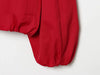 Red Short Jacket For Women Loose Fit V Collar Long Sleeve Coat Spring Autumn Female Street Outerwear