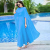 Women Long Sleeve Dress White Chiffon Spring Vintage Casual Maxi Dresses For Elegant Prom Clothes
