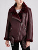 Winter Coats Women Thick Faux Leather Fur Sheepskin Coat Female Fur Spliced Jacket Aviator Outwear Casaco Feminino