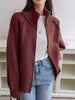 Lazy Style Sweater Jacket for Women Autumn Winter Thicken Warm Soft Knitted Cardigans Zipper Stand Collar Cardigan