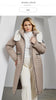 Women's Winter Jacket Plus Size Bio Down Jackets Fur Collar Hooded Quilted Cotton Coat Women Parka Female Clothing