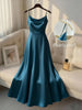 Pearl Strap Satin Slip Retro Dress Women's Elegant Solid Color Dress Strap Handmade Beaded Waist Collection Satin Gilded Dresses