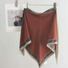 1pcs Retro Triangular Binder Headcloth Women's Niche All-Matching Scarf Jeans Belt Triangular Scarf
