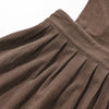 Retro Women's Corduroy Dress Square Neck Casual Medieval Dresses Vestidos Para Mujer