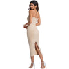 Plus Size Woman Clothing High Elasticity Abdominal Compression Slim Slip Dress Female Elegant Party Dresses