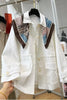 Long-Sleeved Simple Cotton Coats for Women Spring Elegant Lightweight Single Breasted Loose Coats