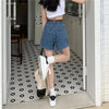 Casual Blue Denim Shorts for Women Stylish Streetwear Loose Comfortable Short Jeans Classic Versatile Everyday Jean Shorts
