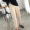 Thicken Women Pencil Pants Autumn Winter Trousers OL Style Female Work Suit Pants Loose Female Trousers Capris 6648