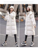 Down Cotton Jacket Women's Winter Clothing Korean Loose Cotton-Padded Coat Casual Long Overcoat Thick Warm Hooded Parka