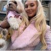 Faux Fur Collar Trim Tweed Set Long Sleeve Side Pockets Chic Women Blazer High Waist Mini Skirt Autumn Elegant Suit
