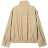 Leather Jacket Women Autumn Oversized Bomber Jacket Coats & Jackets Stand Collar Long Sleeve Tops Outerwears