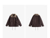 Women Coats Winter Oxford Fabric 3-in-1 Protection Cashmere-like Thickened Warm Plush Cotton Coats