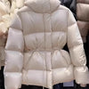 Parkas Jacket Women Winter Cotton-Padded Coat Female Waterproof Thicken Warm Outerwear Ladies Overcoat Tops