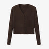 AS AW26 V-Neck cableknit cardigan + ribbing mockneck dress maxi length match for lady wear