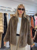 Women Thick Faux Fur Coat Lapel Hidden Button Loose Elegant Lady Outerwear Female Street Warm Commute Overcoat