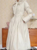 Waist-cinching Slim Puffy Long Jacket Unique S Line Big Hem Thicken Warm Robes Lady High Street Outwear